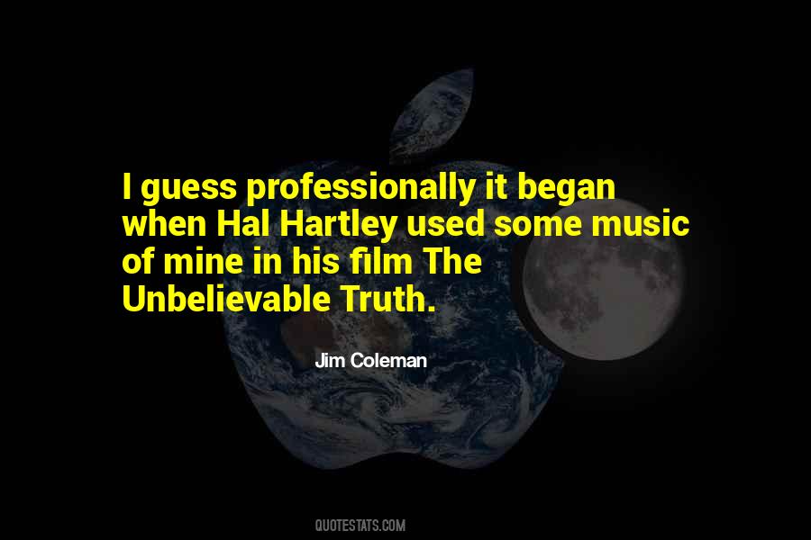 Jim Coleman Quotes #1494430