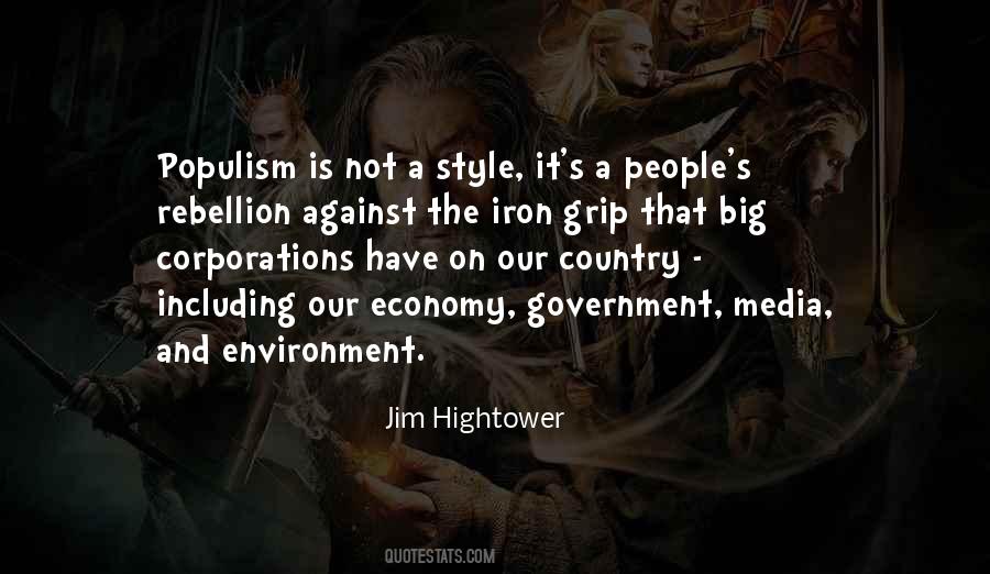 Jim Hightower Quotes #1762311
