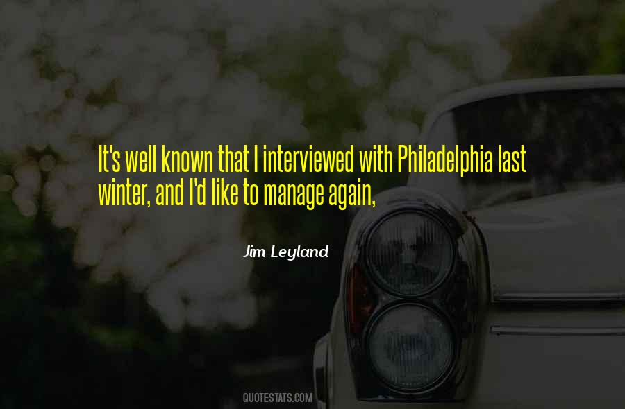 Jim Leyland Quotes #9171