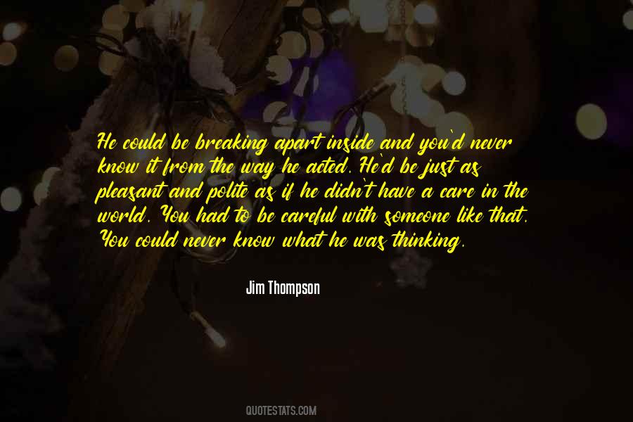 Jim Thompson Quotes #1621147