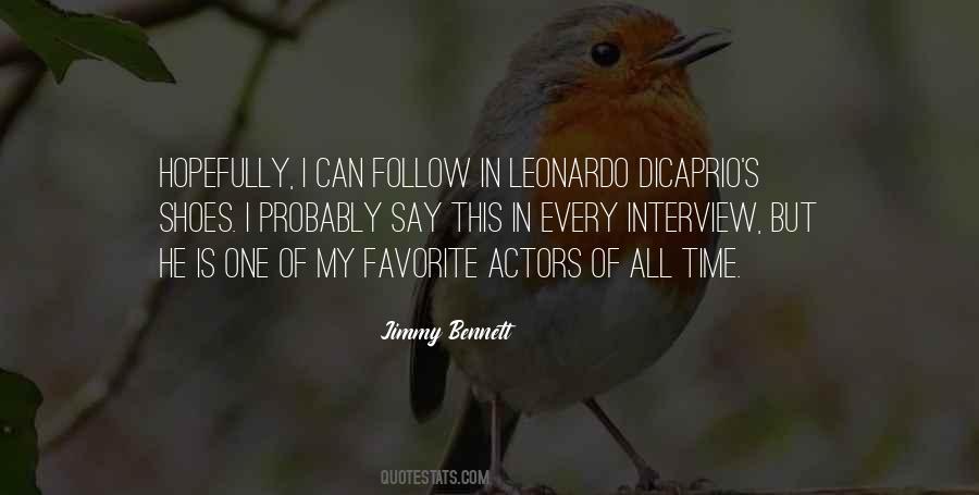 Jimmy Bennett Quotes #1724186