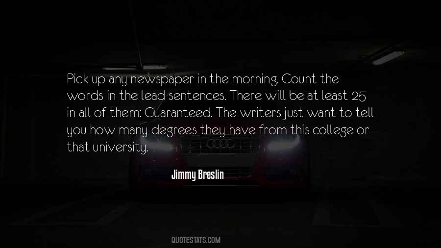 Jimmy Breslin Quotes #1151081