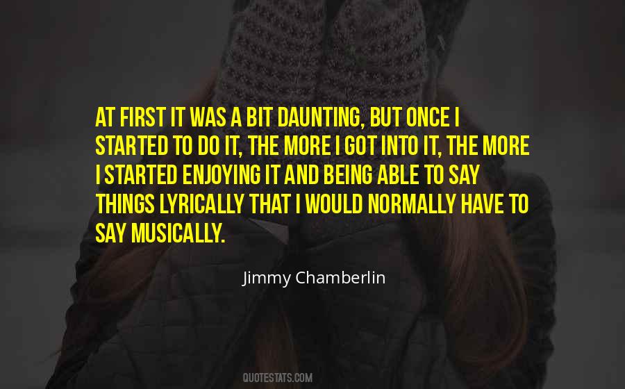 Jimmy Chamberlin Quotes #1569221