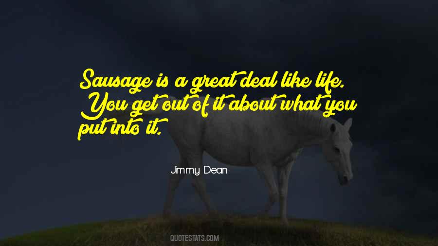 Jimmy Dean Quotes #46565