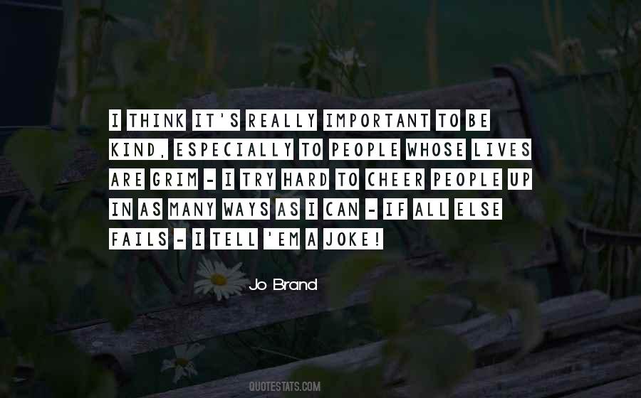 Jo Brand Quotes #854857