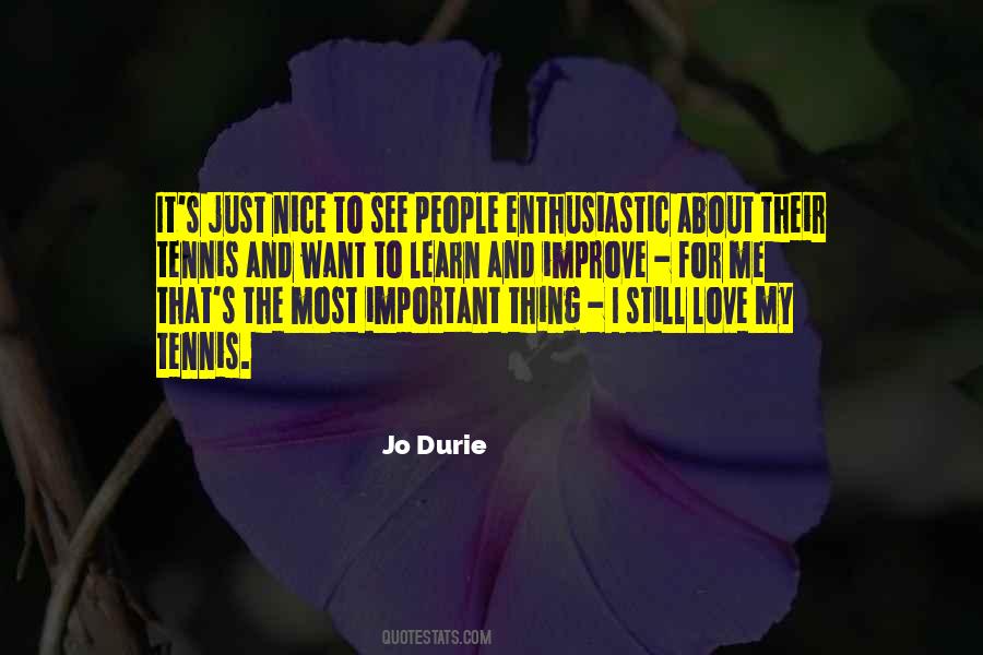 Jo Durie Quotes #836778