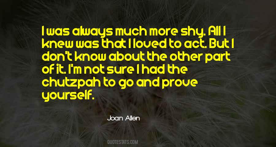 Joan Allen Quotes #48486 Joan Allen Quotes #48486