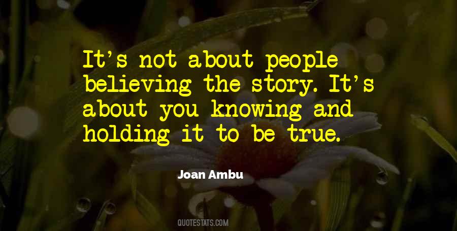 Joan Ambu Quotes #1828397
