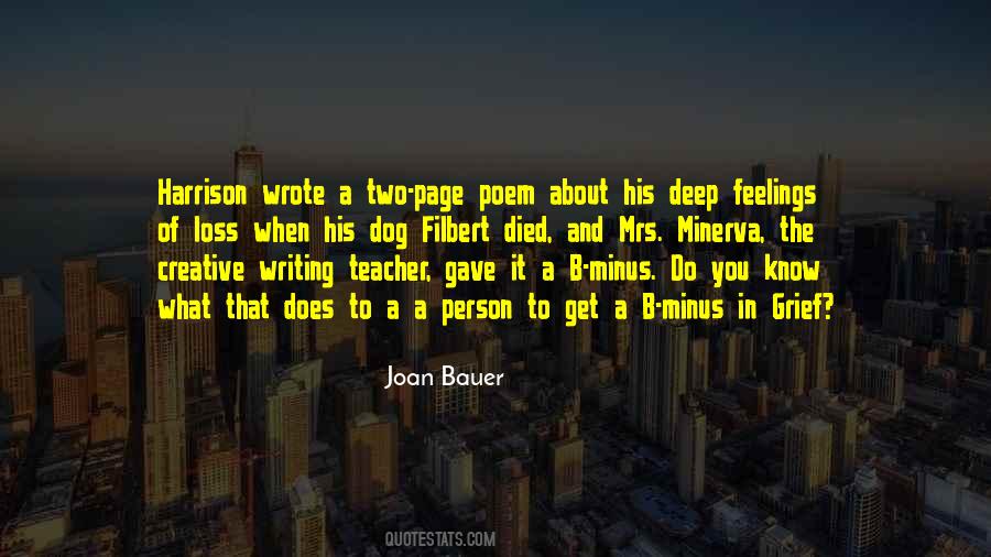 Joan Bauer Quotes #332775