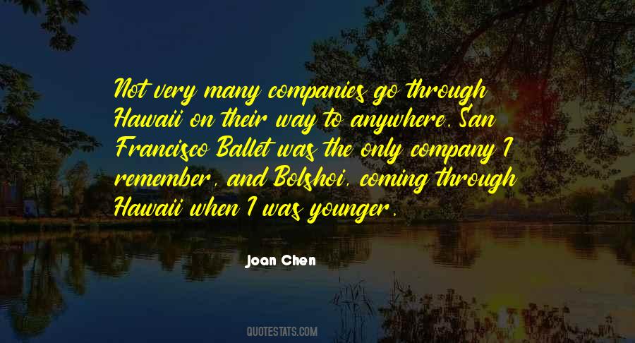 Joan Chen Quotes #1318148