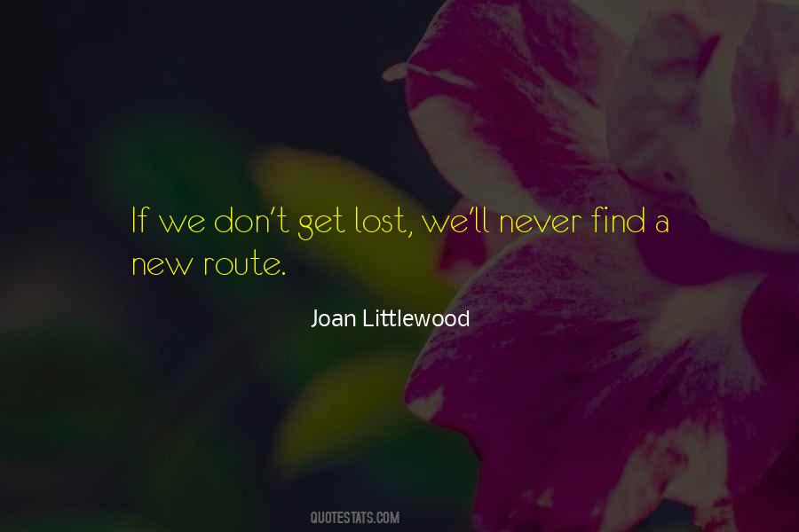 Joan Littlewood Quotes #1652780