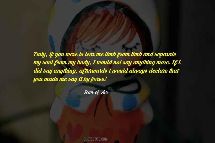 Joan Of Arc Quotes #1432625