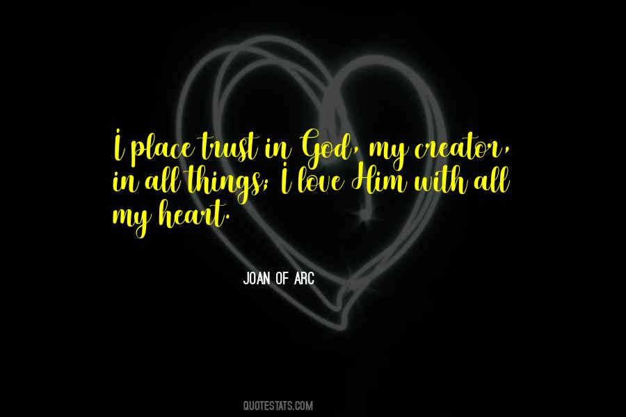Joan Of Arc Quotes #1801501