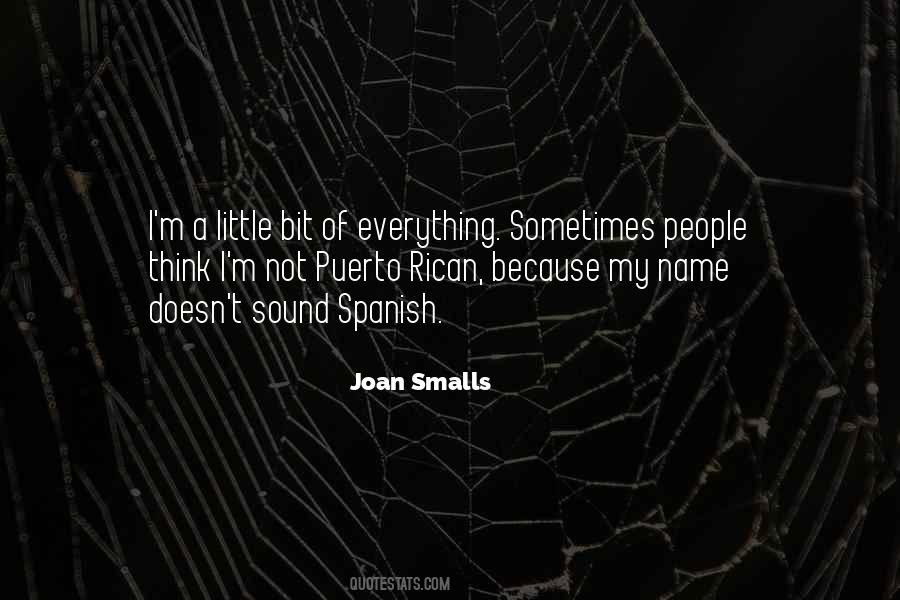 Joan Smalls Quotes #449575