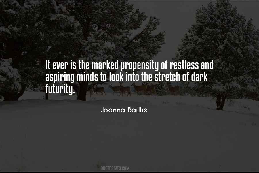 Joanna Baillie Quotes #1280199