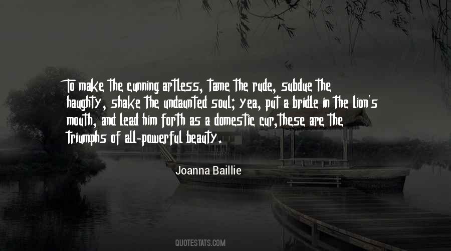 Joanna Baillie Quotes #357069