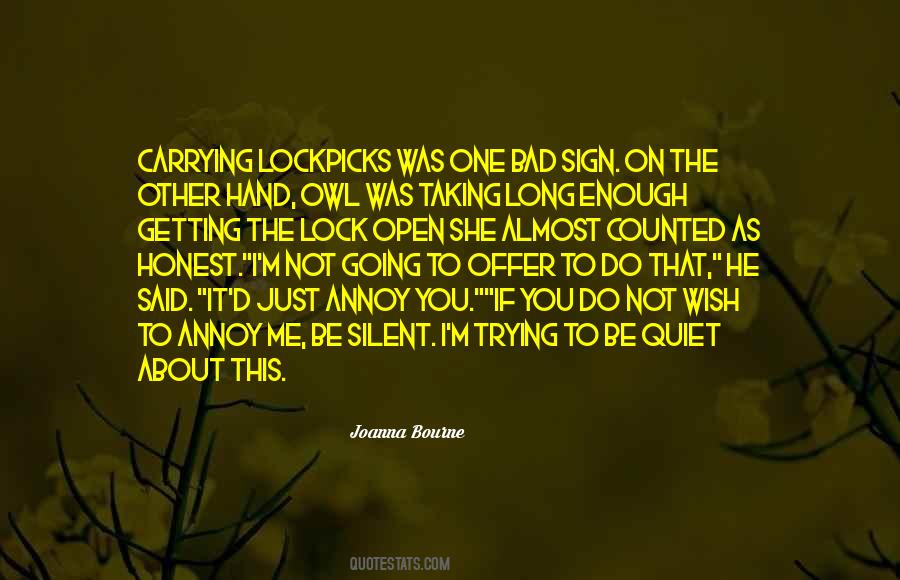 Joanna Bourne Quotes #37795