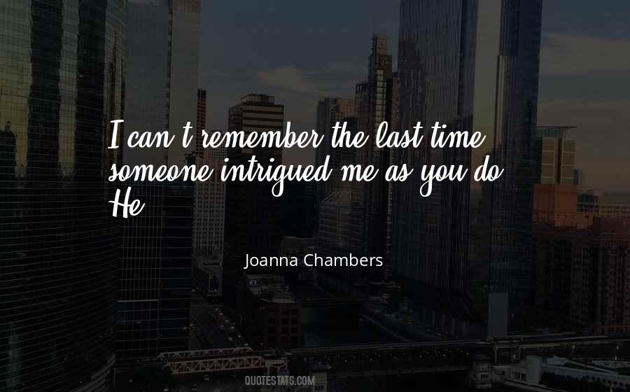 Joanna Chambers Quotes #205573