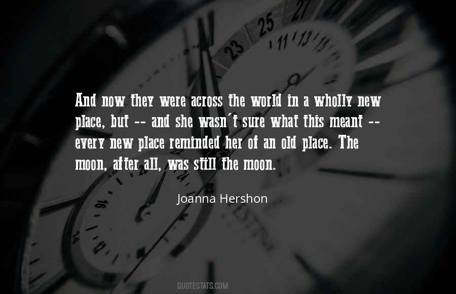 Joanna Hershon Quotes #444554