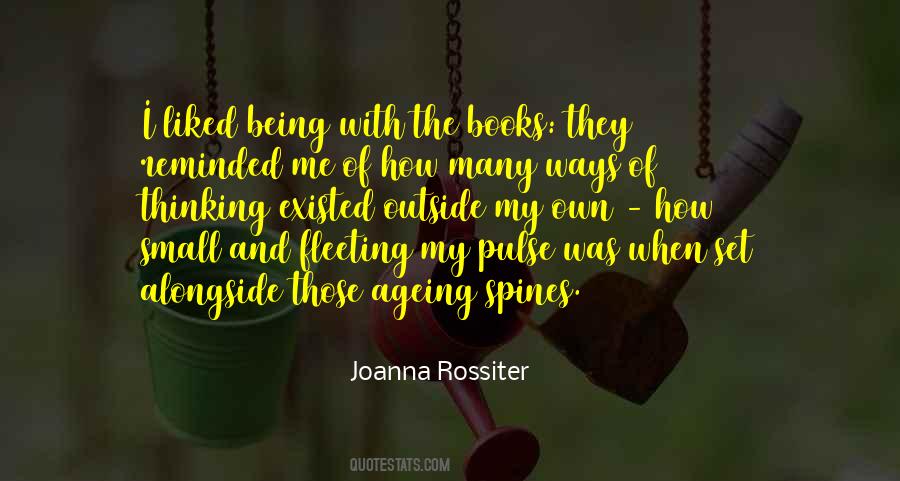 Joanna Rossiter Quotes #352212