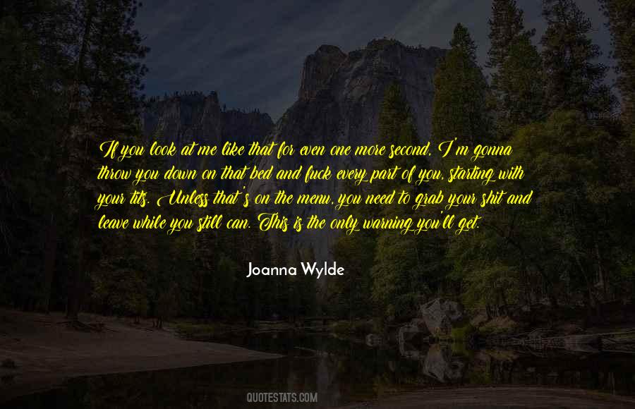 Joanna Wylde Quotes #1010440