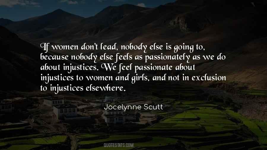 Jocelynne Scutt Quotes #1517329