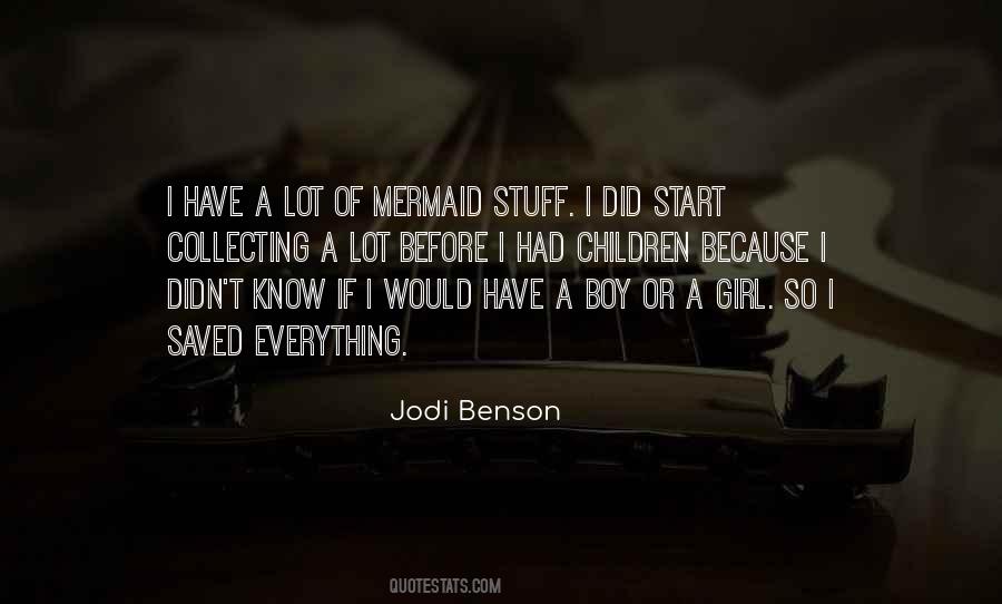 Jodi Benson Quotes #704815