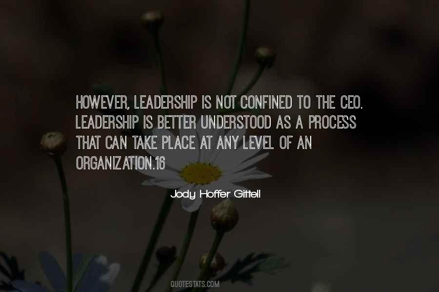 Jody Hoffer Gittell Quotes #1105320 Jody Hoffer Gittell Quotes #1105320