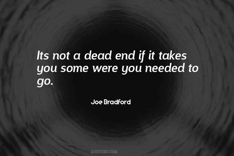 Joe Bradford Quotes #334378