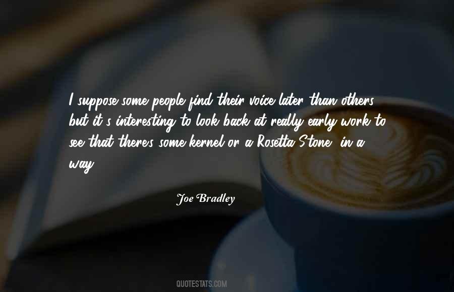 Joe Bradley Quotes #1593543