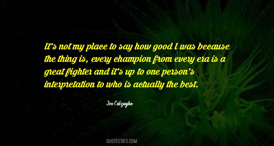 Joe Calzaghe Quotes #1479990