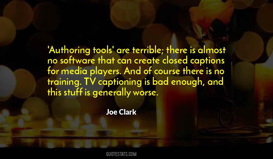 Joe Clark Quotes #439151