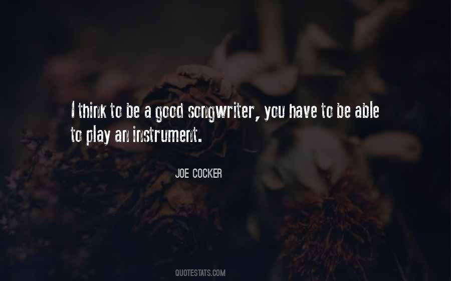 Joe Cocker Quotes #1705676