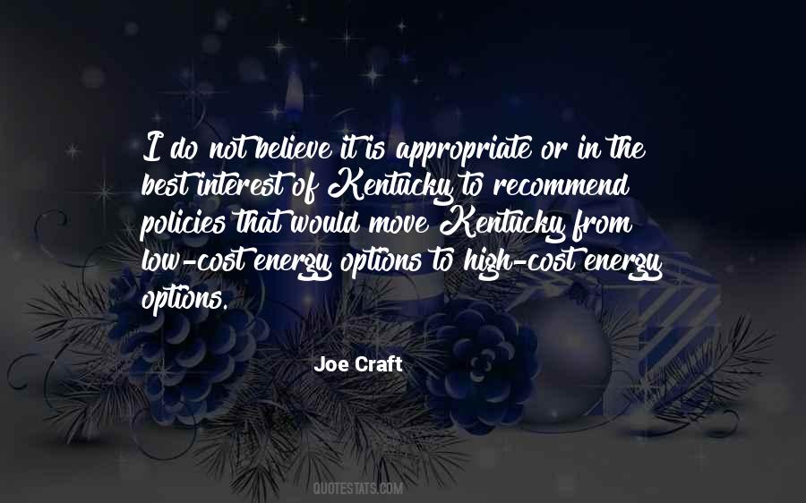 Joe Craft Quotes #886471