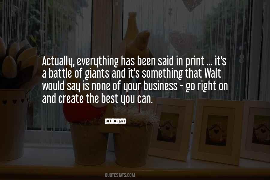 Joe Grant Quotes #853983