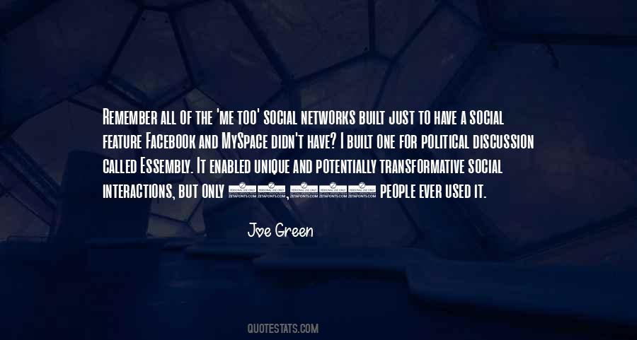 Joe Green Quotes #637046