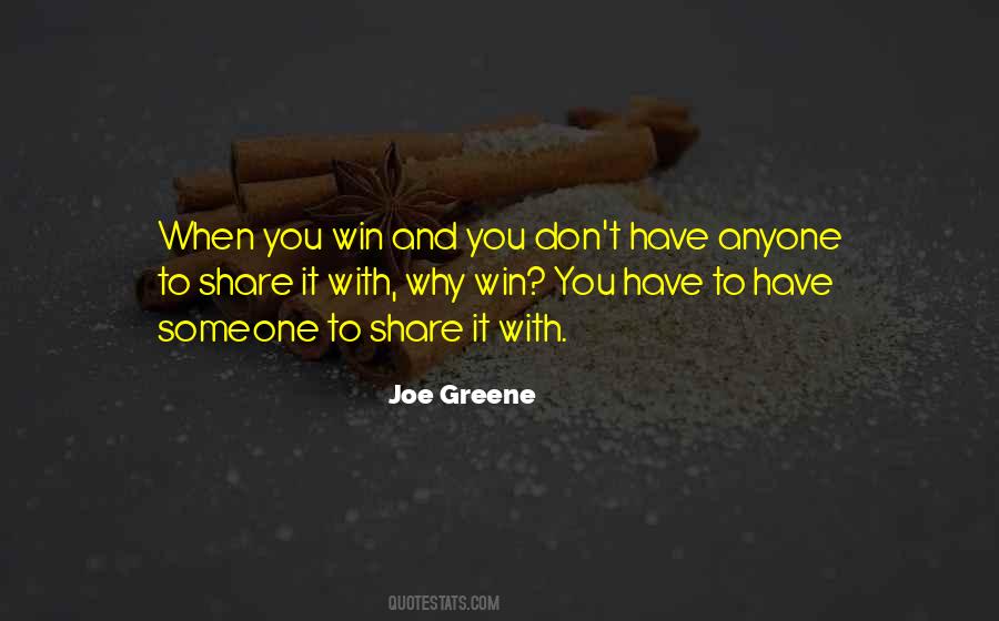 Joe Greene Quotes #495640