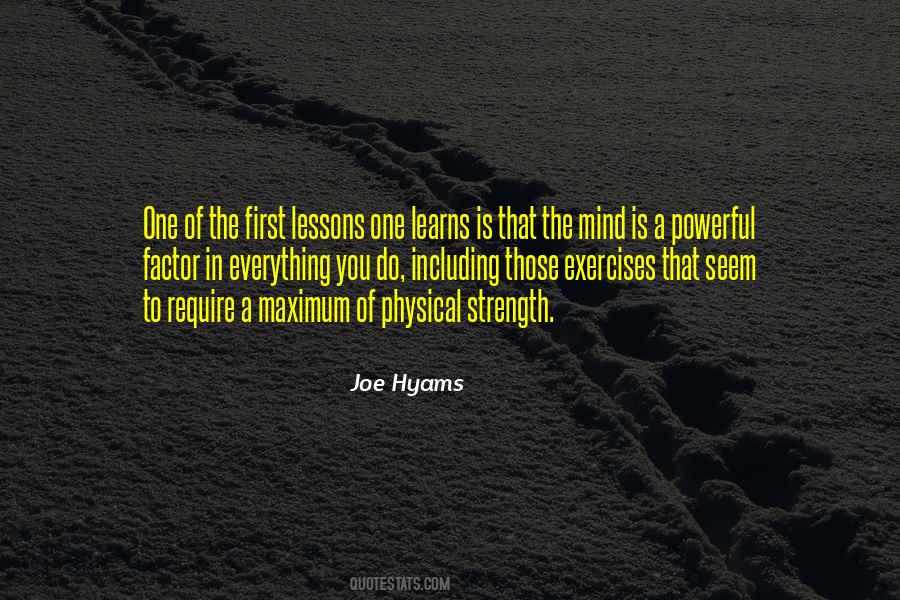 Joe Hyams Quotes #1182723