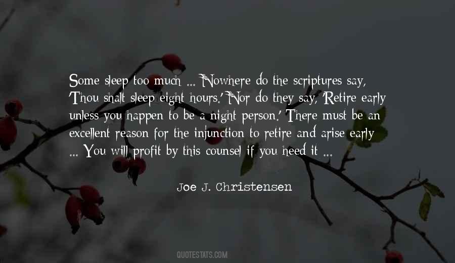 Joe J. Christensen Quotes #317289