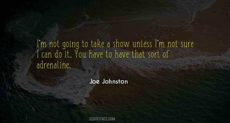 Joe Johnston Quotes #1238886