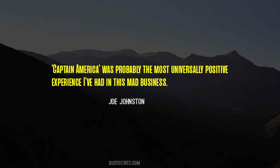 Joe Johnston Quotes #1620540