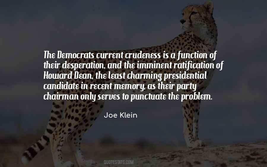 Joe Klein Quotes #107129