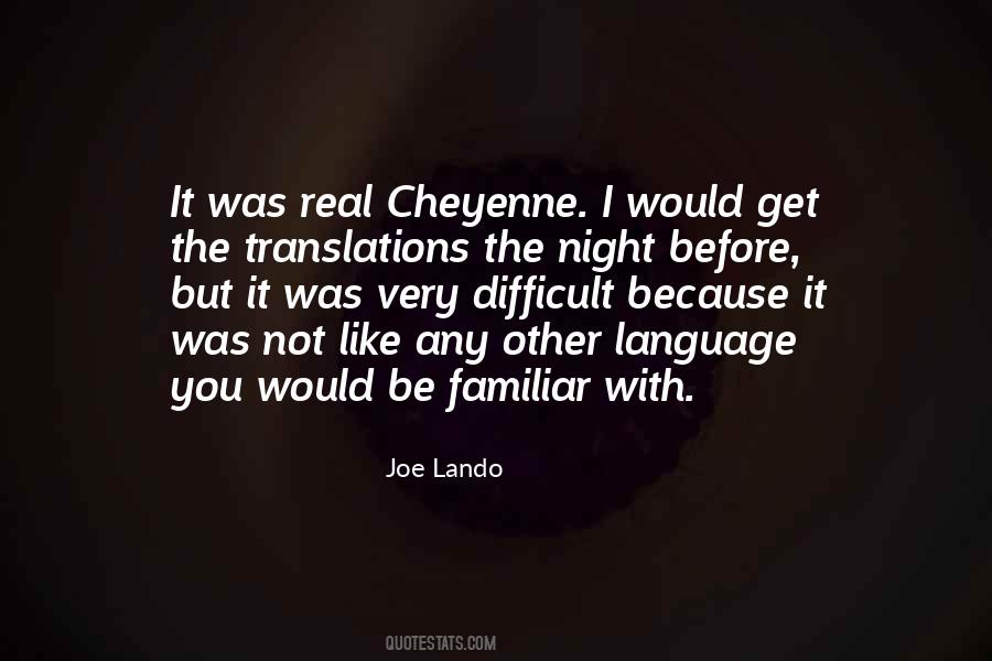 Joe Lando Quotes #1631499