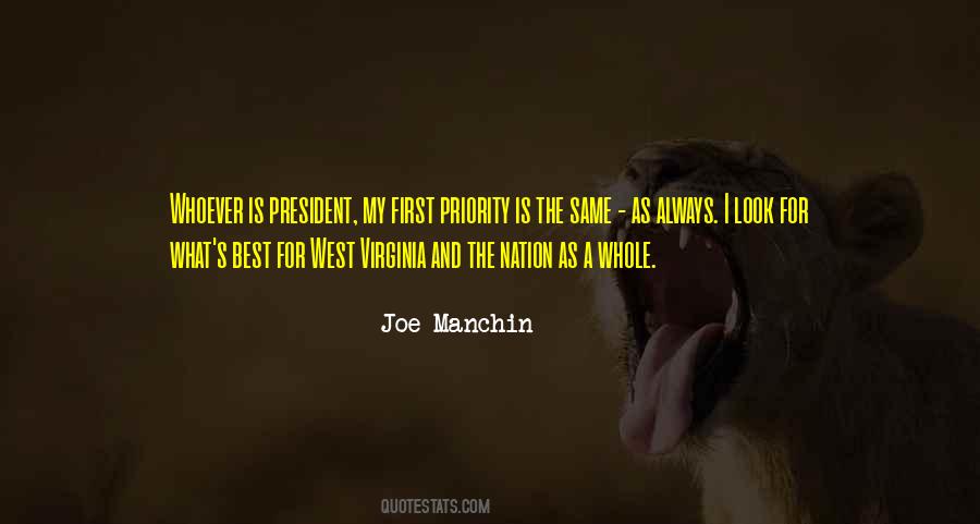 Joe Manchin Quotes #1137246