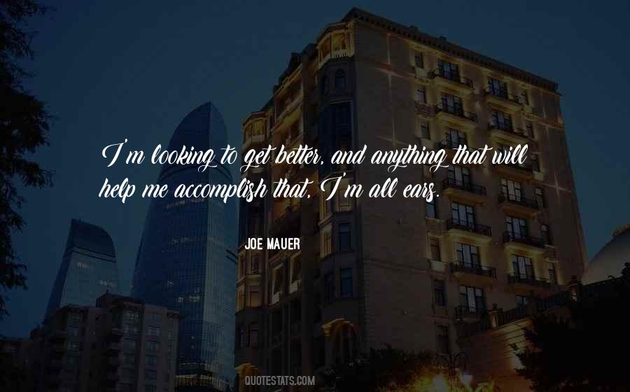 Joe Mauer Quotes #89288