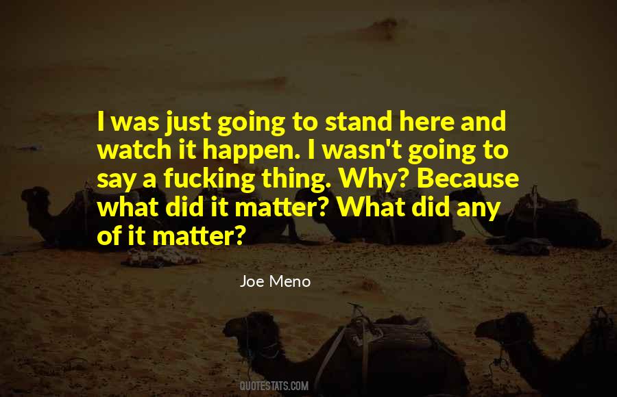 Joe Meno Quotes #1064503