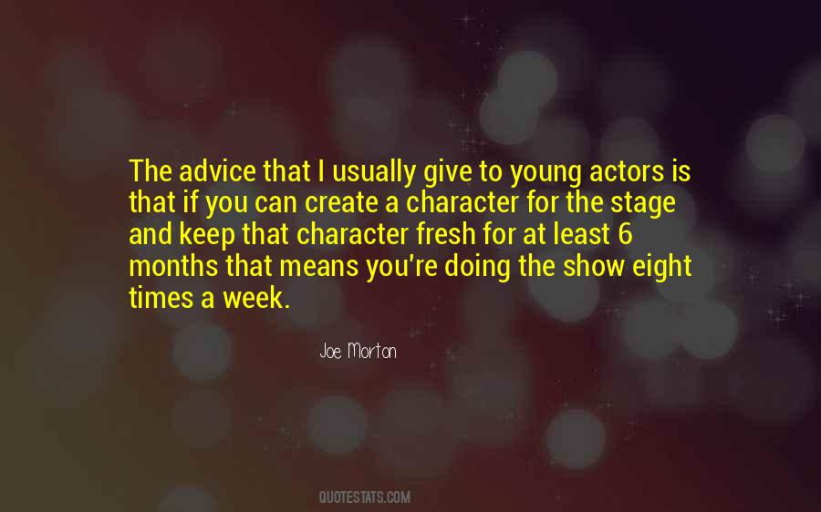 Joe Morton Quotes #74458