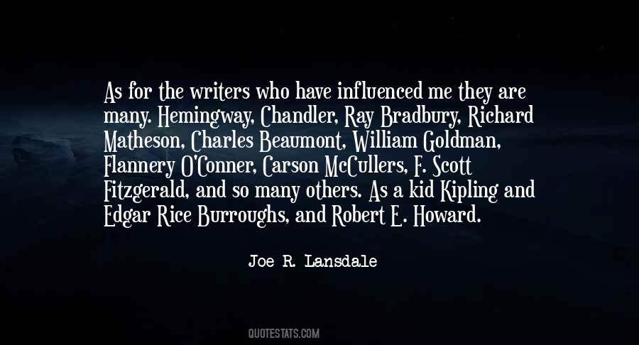 Joe R. Lansdale Quotes #1057782