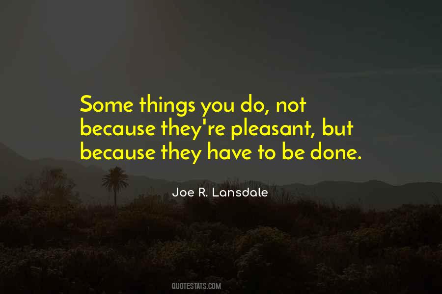 Joe R. Lansdale Quotes #1458509