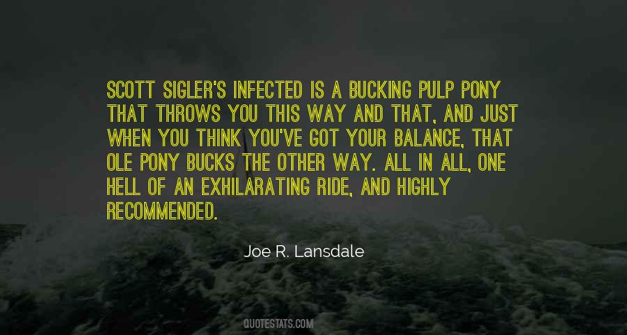 Joe R. Lansdale Quotes #1722873